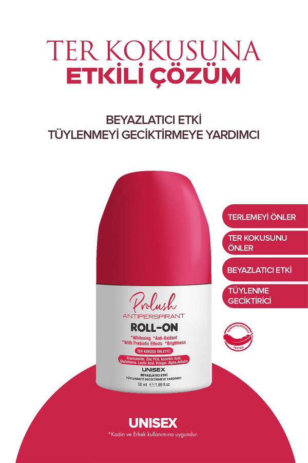 Ter Önleyici Beyazlatıcı Unısex Roll-on - 1