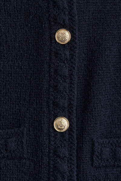 Textured Knit Cardigan - 5