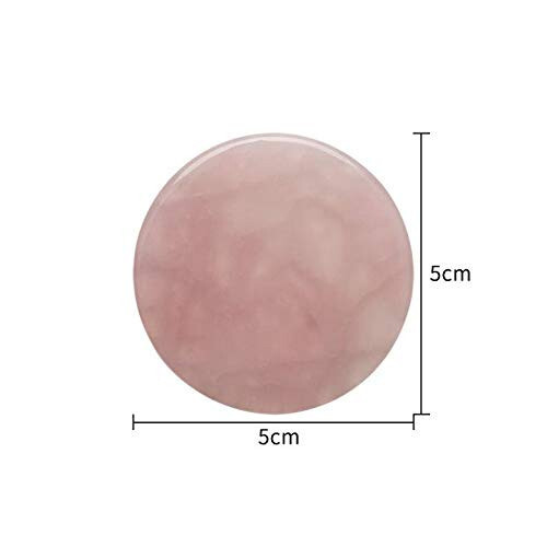 The Lash Co. Pink Jade Stone (2 pieces included) Adhesive Holder during Lash Application - 3