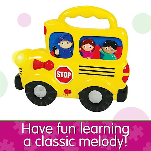 The Learning Journey Early Learning - Wheels On the Bus - Baby & Toddler Toys & Gifts for Boys & Girls Ages 12 months and Up - Award Winning Toy - 4