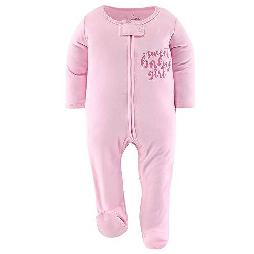 The Peanutshell Footed Pajamas Sleepers for Baby Girls, Sleep and Play Footies, 3 Pack - 36