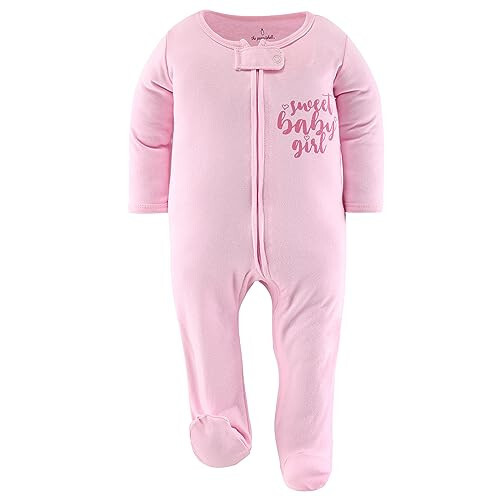 The Peanutshell Footed Pajamas Sleepers for Baby Girls, Sleep and Play Footies, 3 Pack - 24