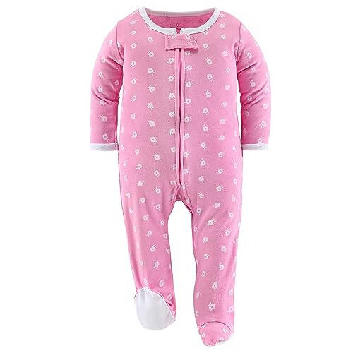 The Peanutshell Footed Pajamas Sleepers for Baby Girls, Sleep and Play Footies, 3 Pack - 16