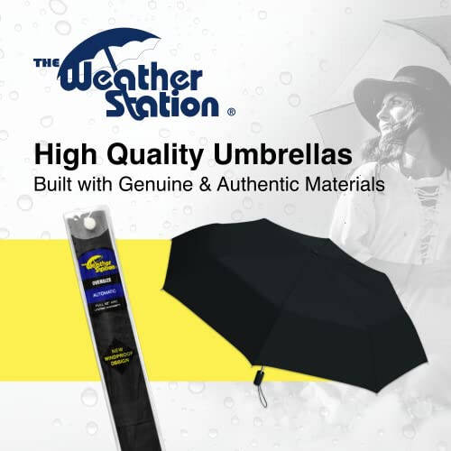 The Weather Station Folding Automatic Umbrella with 42