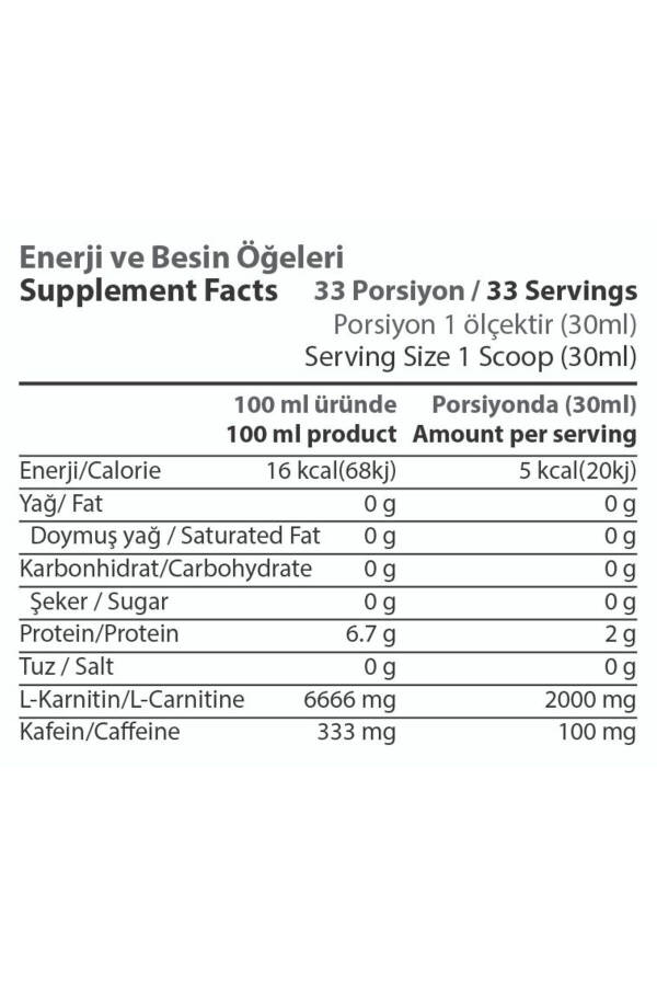 Thermo L-karnitin Suyuq 1000 ml Tarvuz Hidi - 9