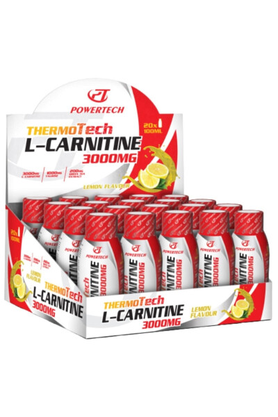 Thermotech L-carnitine 3000 Mg 20x100 Ml Lemon Flavored L-carnitine - 3