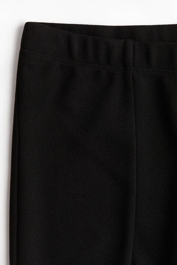 Thick jersey leggings with zippered cuffs - 5