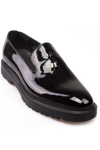 Thick Sole, Suitable for Groom and Suit, Men's Loafer Model Shoe - 2