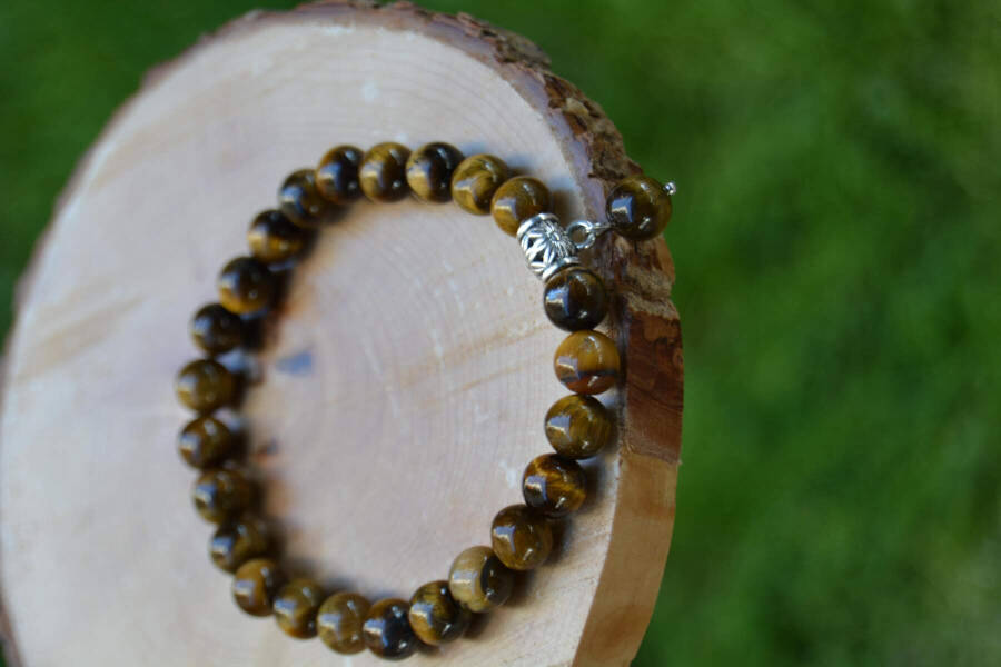 Tiger's Eye Natural Stone Women's Bracelet - 3