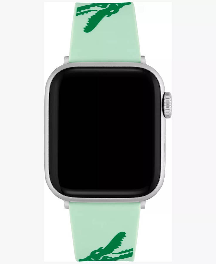 Timsah Desenli Turkuaz Silikon Kordon Apple Watch® 38mm/40mm Turkuaz - 5