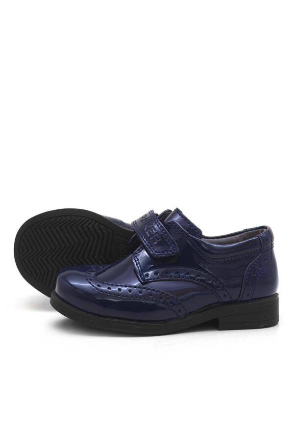 Titan Patent Leather Velcro Classic Baby Boy Shoes - 13