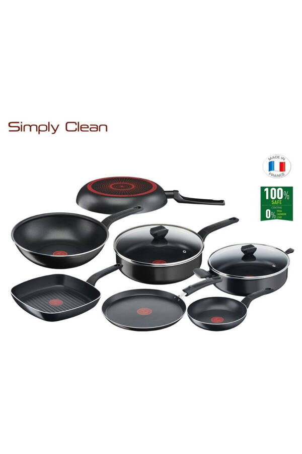 Titanyum 1x Simplyclean Difüzyon Tabanlı Wok Tava - 28 Cm - 7