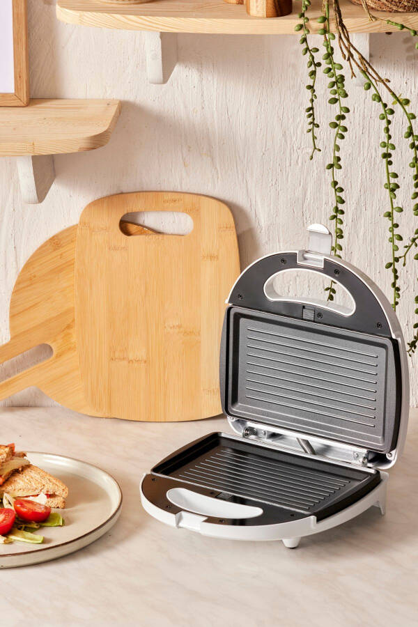 Toastbuster 1309h Çıkarılabilir Plakalı Portatif Tasarım Tost Makinesi Silver - 2