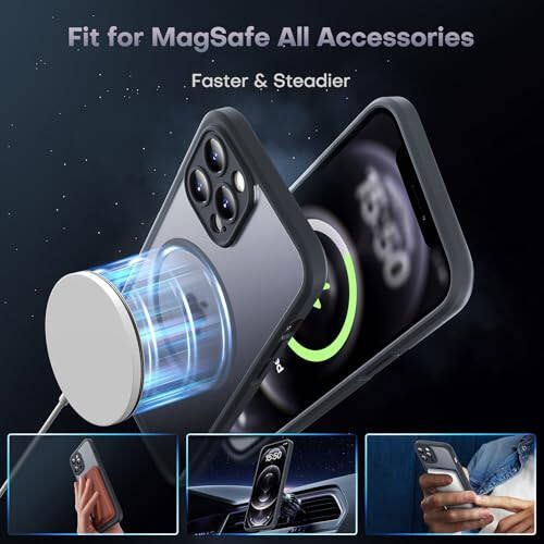 TOCOL 3 in 1 Magnetic iPhone 12 Pro Max Case - 3