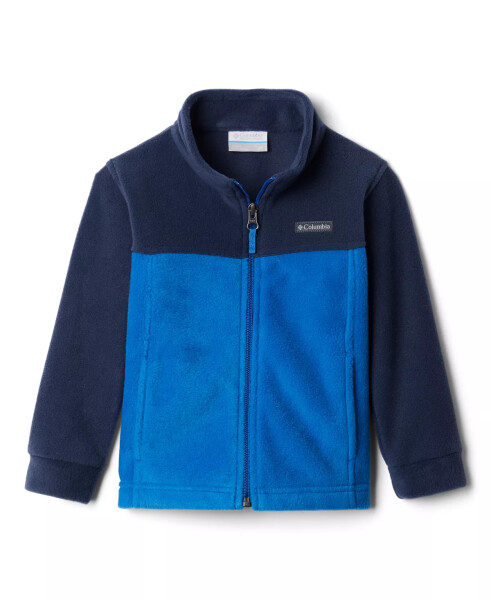 Toddler Boys Steens Mountain Fleece Jacket Bright Indigo, Collegiate Navy - 1