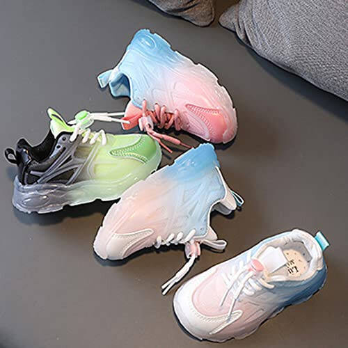 Toddler Light On LED Sports Shoes Boys Girls Athletic Running Shoes Casual Toddler Girl Running Shoes - 3