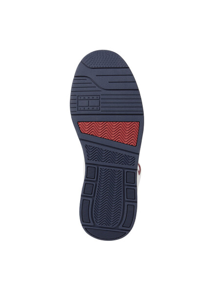 Tommy Hilfiger Белые мужские кожаные кроссовки TJM BASKET MID TOP - 5