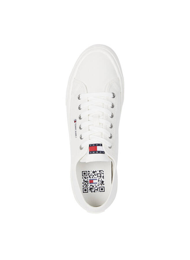 Tommy Hilfiger Beyaz Erkek Sneaker TJM LACE UP CANVAS COLOR - 3