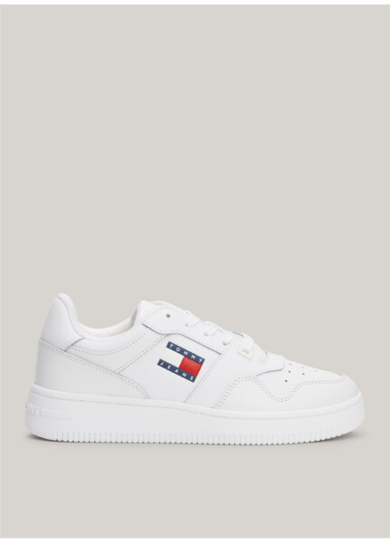 Tommy Hilfiger Beyaz Kadın Deri Sneaker EN0EN02505YBS - 13