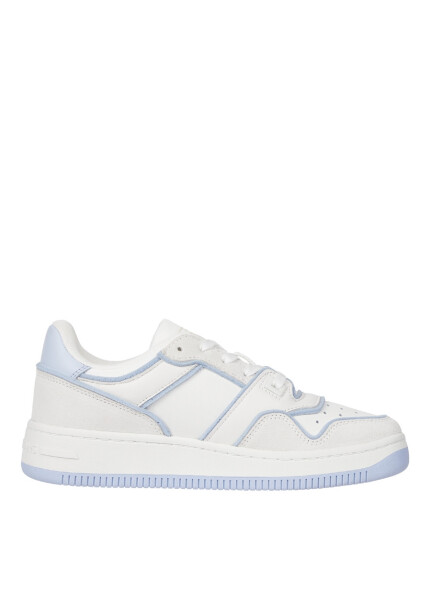 Tommy Hilfiger Beyaz - Mavi Kadın Deri Sneaker EN0EN02420YBL - 2