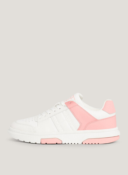 Tommy Hilfiger Beyaz - Pembe Kadın Deri Sneaker EN0EN02475TIC - 2