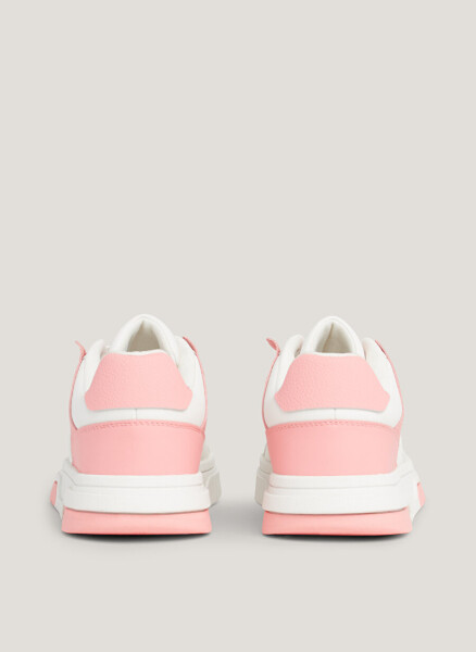 Tommy Hilfiger Beyaz - Pembe Kadın Deri Sneaker EN0EN02475TIC - 5