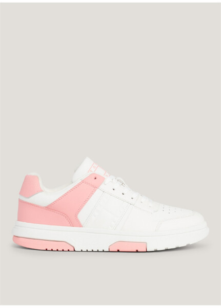 Tommy Hilfiger Beyaz - Pembe Kadın Deri Sneaker EN0EN02475TIC - 8