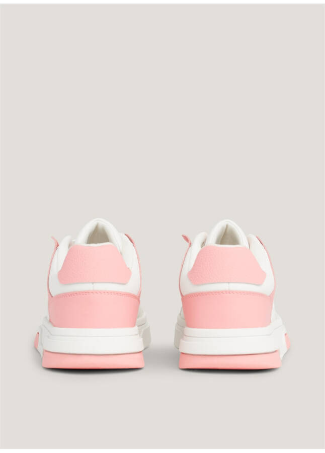 Tommy Hilfiger Beyaz - Pembe Kadın Deri Sneaker EN0EN02475TIC - 12