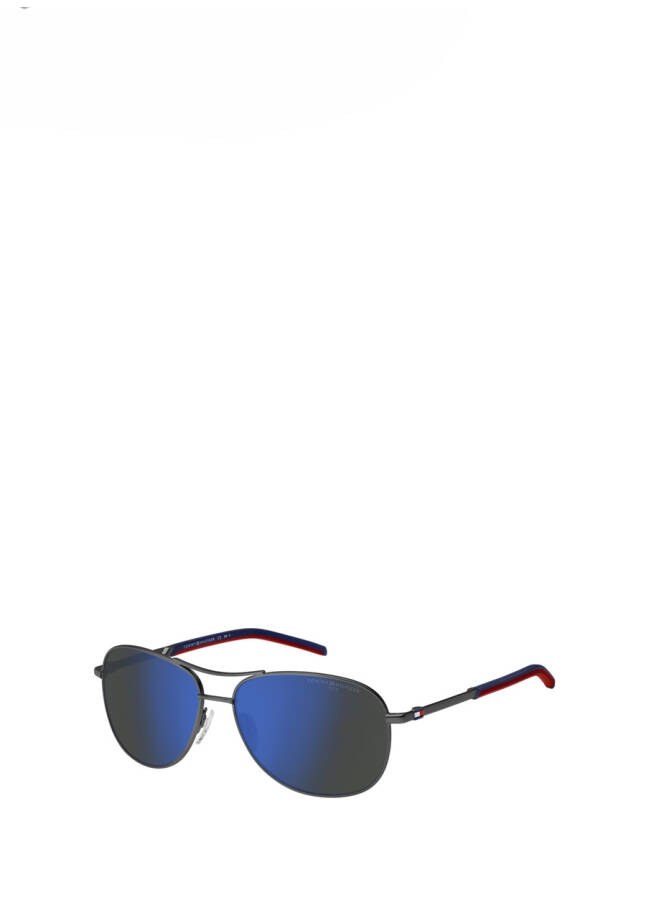 Tommy Hilfiger Blue - Blue Men's Sunglasses 205771R8059ZS - 9