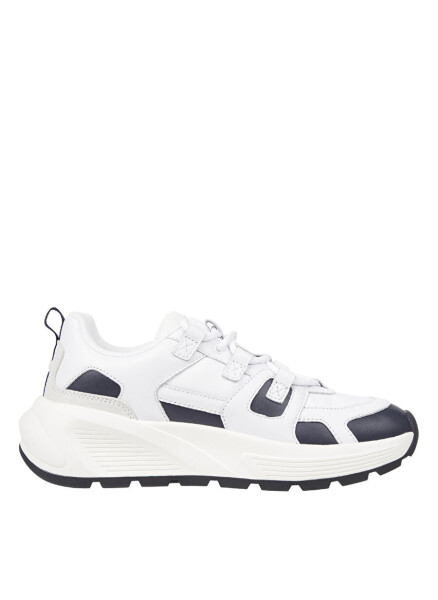 Tommy Hilfiger Lacivert - Beyaz Kadın Deri Sneaker FW0FW076510K4 - 2