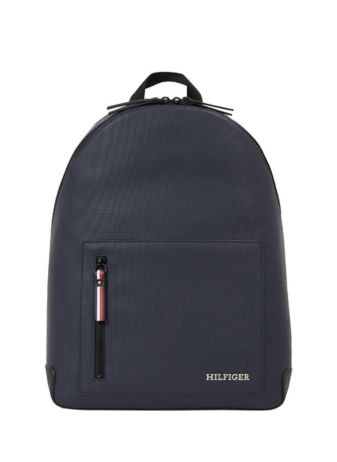 Tommy Hilfiger Lacivert Erkek 30x45x15 cm Sırt Çantası TH PIQUE BACKPACK - 1