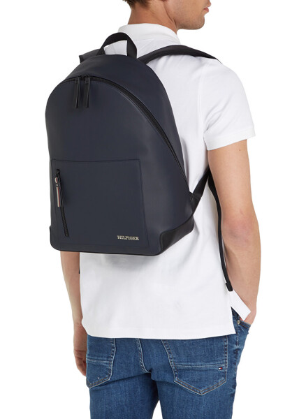 Tommy Hilfiger Lacivert Erkek 30x45x15 cm Sırt Çantası TH PIQUE BACKPACK - 5