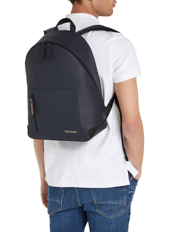 Tommy Hilfiger Lacivert Erkek 30x45x15 cm Sırt Çantası TH PIQUE BACKPACK - 5