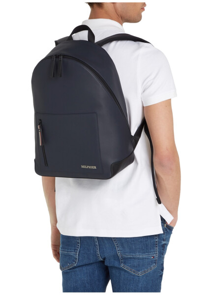 Tommy Hilfiger Lacivert Erkek 30x45x15 cm Sırt Çantası TH PIQUE BACKPACK - 10