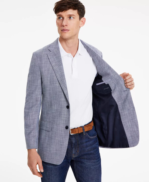 Tommy Hilfiger Men's Modern-Fit Sport Coat Denim - 8