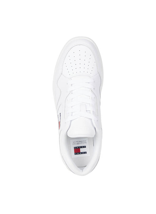 Tommy Hilfiger White Men's Leather Sneaker TJM LEATHER OUTSOLE COLOR - 3