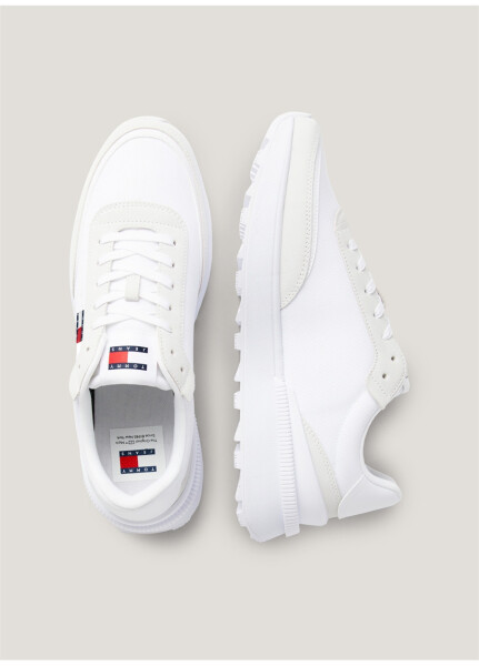 Tommy Hilfiger White Men's Sneaker TJM TECHNICAL RUNNER - 10