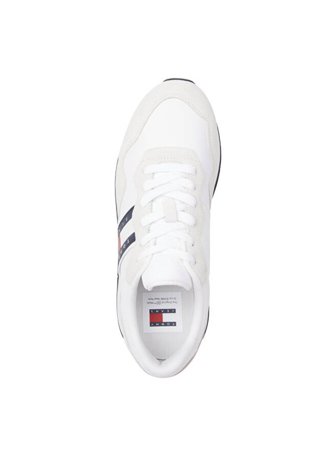 Tommy Hilfiger Beyaz Erkek Süet Sneaker TJM MODERN RUNNER - 3