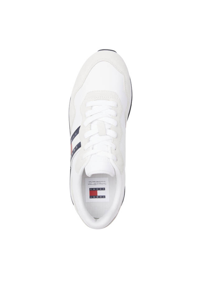 Tommy Hilfiger Beyaz Erkek Süet Sneaker TJM MODERN RUNNER - 9