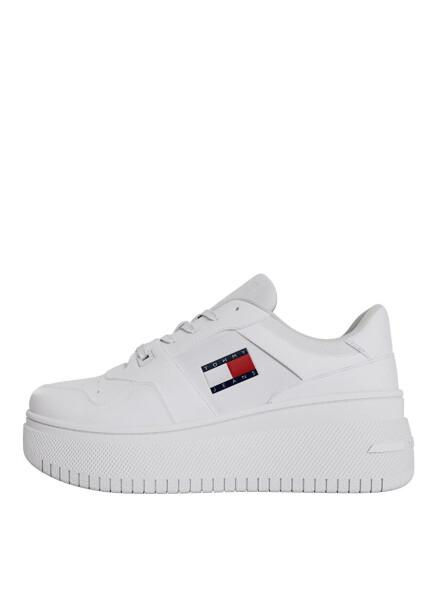 Tommy Hilfiger White Women's Leather Sneaker EN0EN02506YBS - 1