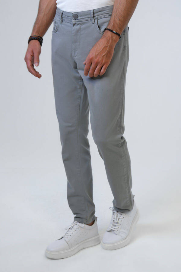 Tosh Slim Fit Paxta Chino Shimirlari - 2