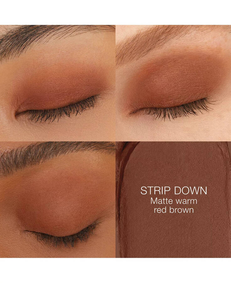 Total Seduction Eyeshadow Stick Strip Down (matte warm red brown) - 3