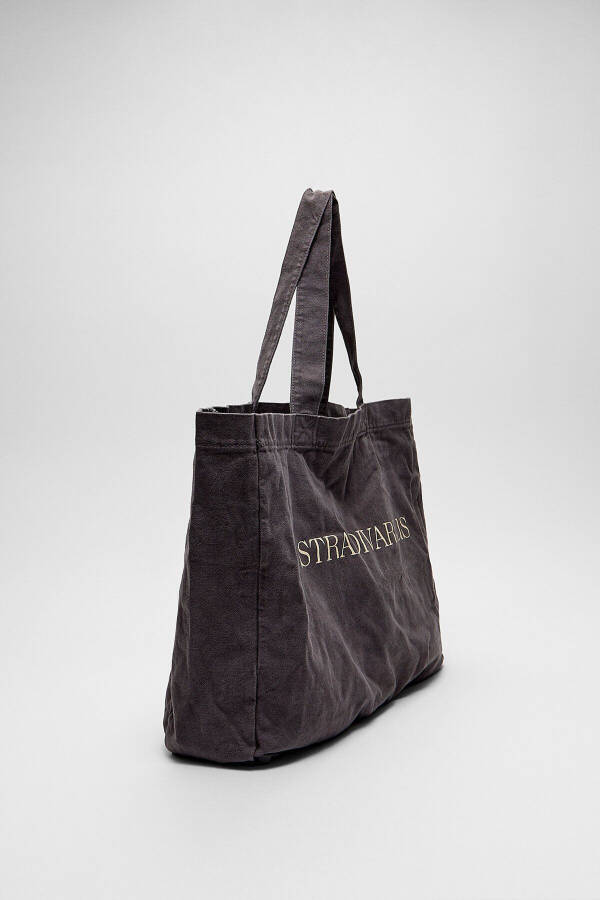 Tote bag with faded effect - 4