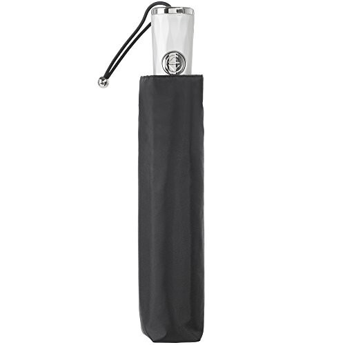 totes Automatic Eco Open Close Water-Resistant Travel Folding Umbrella with Sun Protection - 3