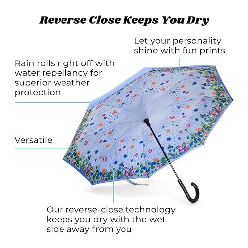 Totes InBrella - Reverse Close Umbrella - 2