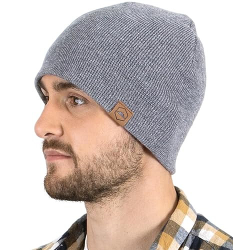 Tough Headwear Daily Knit Beanie - Beanies Hats for Men - Winter Hats for Men & Women - Warm Knitted Hats for Cold Weather - 1