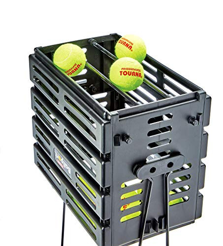 Tourna Ballport Tennis Ball Hopper Holds 80 Balls, Durable and Lightweight - 7