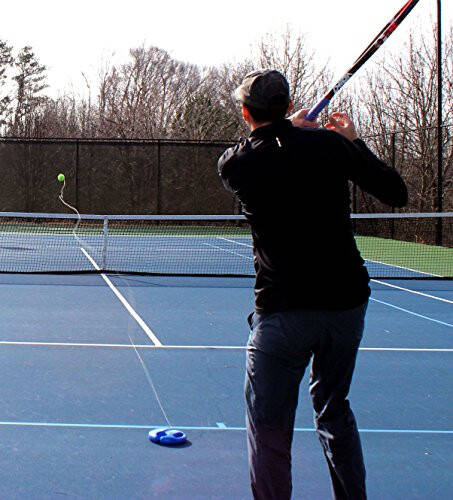 Tourna Dolgu ve Delme Tenis Antrenörü, Orijinal Patentli Su Dolu Tabanlı Tenis Antrenörü - 6