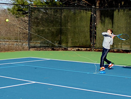 Tourna Fill & Drill Tennis Trainer, The Original Patented Water-Filled Base Tennis Trainer - 5