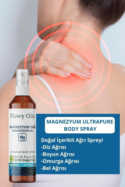 Toza Magniy Moyi Tabiiy O'simlik Sprey Massaj Moyi Magnesium Oil 50ml - 2